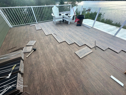 Deck: wood vs composite vs stone—pros, cons, cost, maintenance.