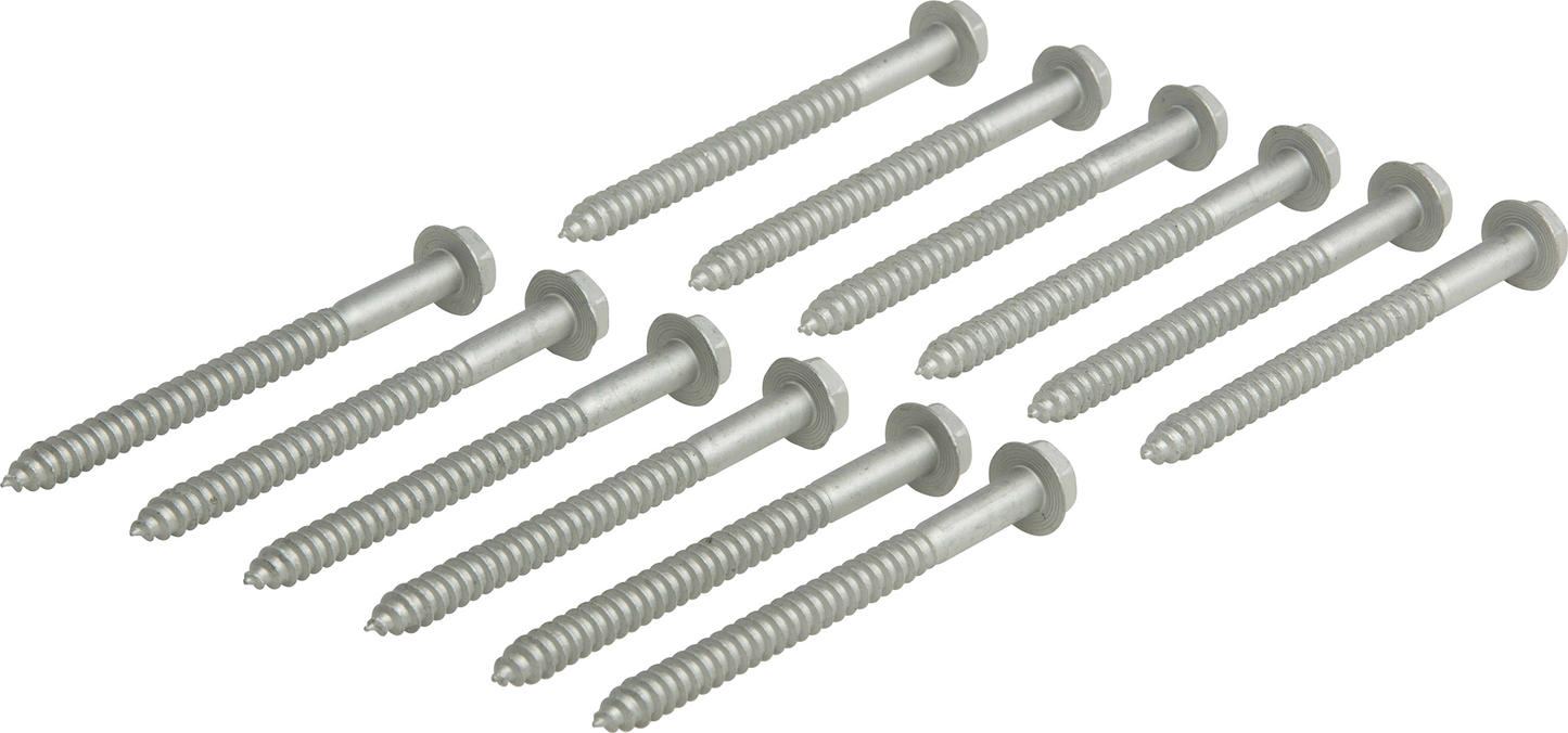 Railing 4" x 5/16" Lags - Unpainted - (12 per package)