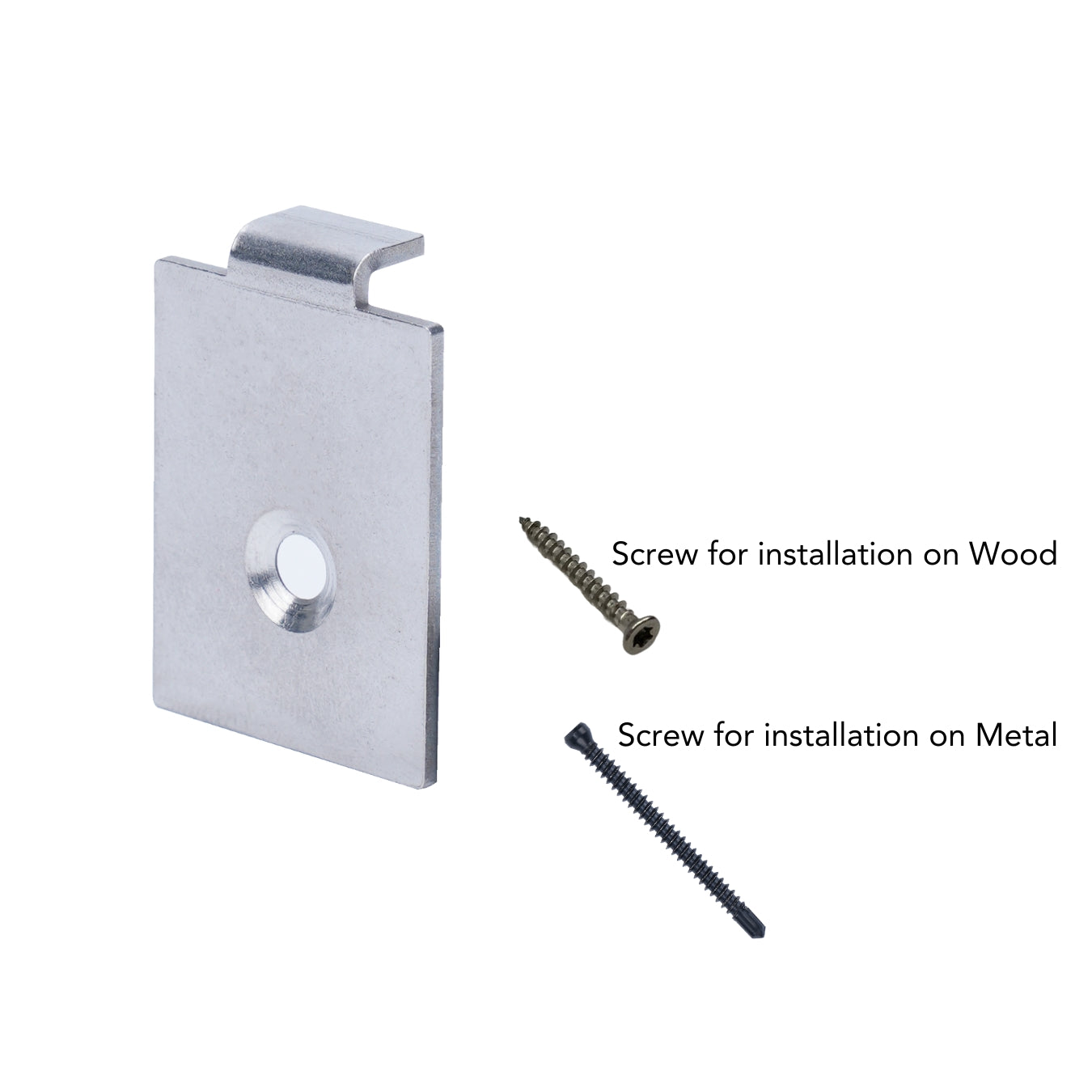 Deck frame edge clip securing perimeter edge boards on stairs and decks