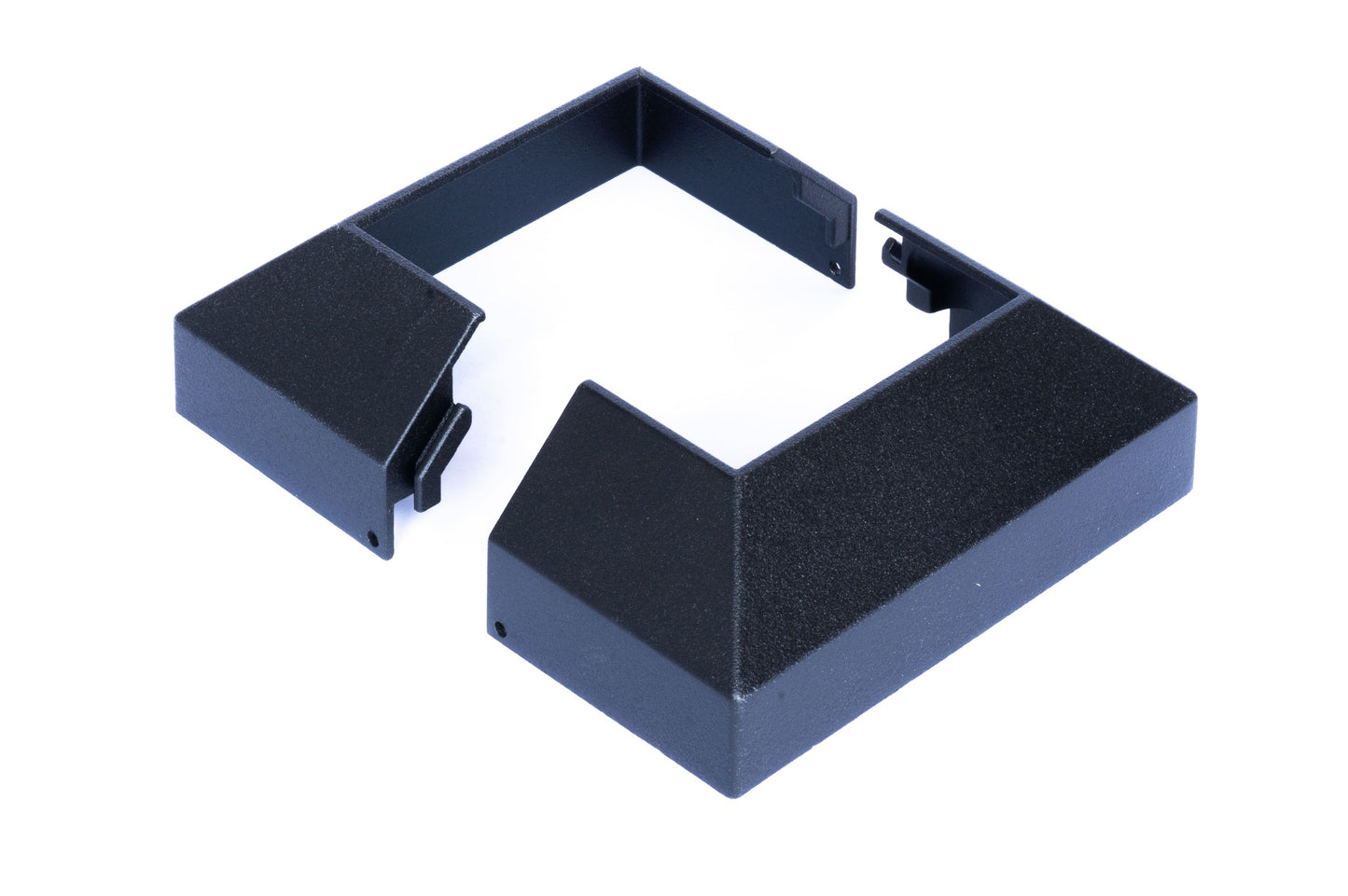 Railing Universal Aluminum Post Baseplate Cover - Powdercoated Black (per each)