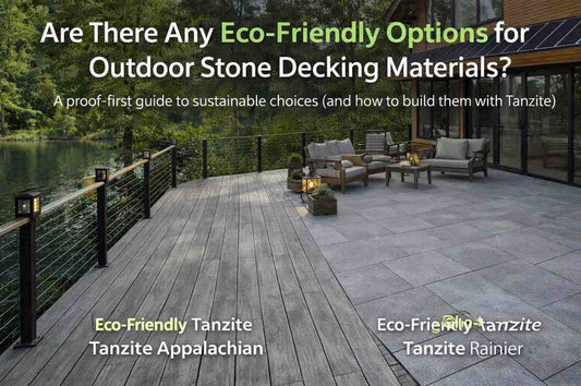 Are There Any Eco-Friendly Options for Outdoor Stone Decking Materials?