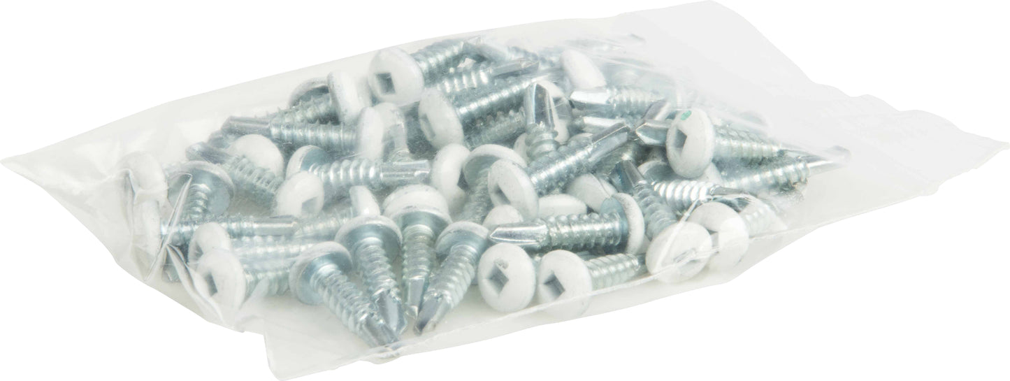 Railing #10 x 3/4" Self Tapping TEK Screws - White (50 per package)