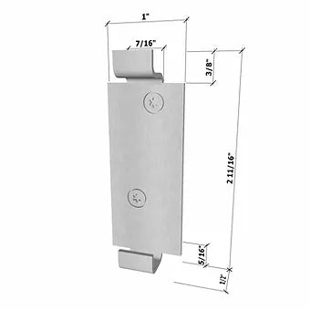 Clip e chiusura a doppia fascia