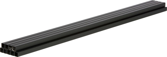 Railing 36" Tall - Aluminum Stair Handrail Kit - Powdercoated Black (per 6 feet)